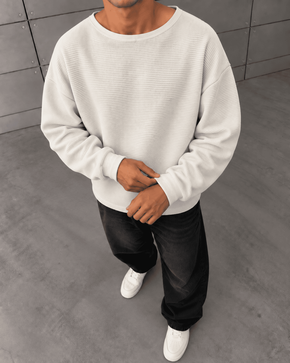 Waffle Sweatshirt