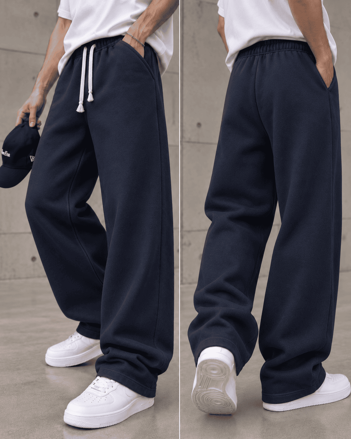 Basic Baggy Lacivert
