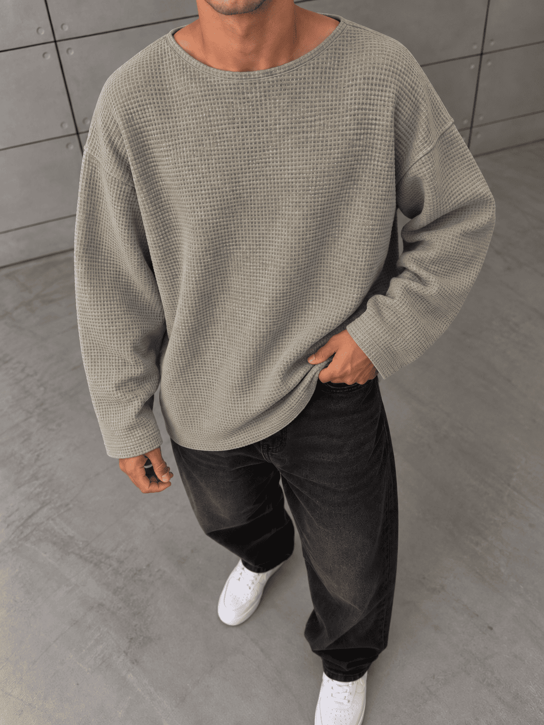 Waffle Küf Sweatshirt